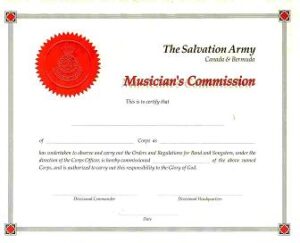 MUSICIAN’S COMMISSION