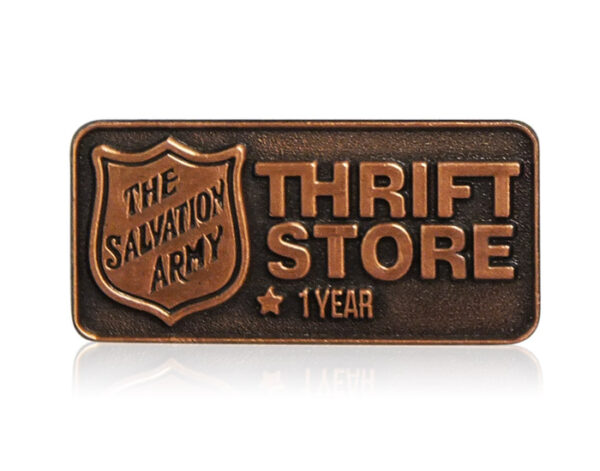 THRIFT STORE 1 YR SERVICE PIN
