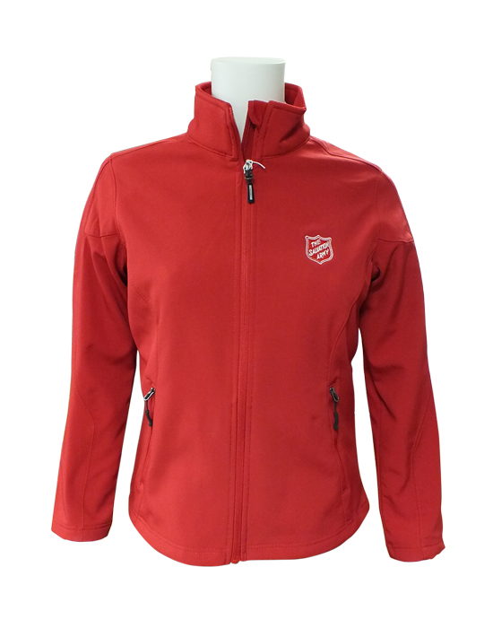 LADY’S RED BONDED FLEECE JACKETS