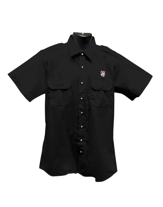 MAN'S TWILL SS SHIRT - BLACK - Salvation Army Store