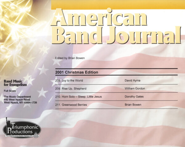 AMERICAN BAND JOURNAL  SET 47 (#208-211)
