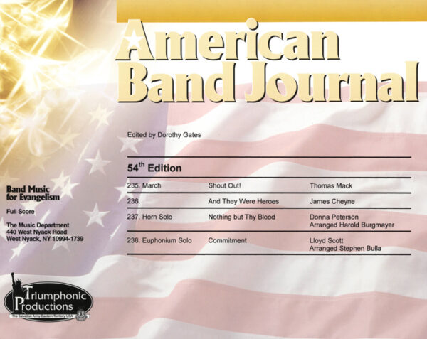 AMERICAN BAND JOURNAL  SET 54 (#235-238)