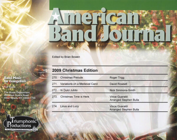 AMERICAN BAND JOURNAL  SET 63 (#270-274)