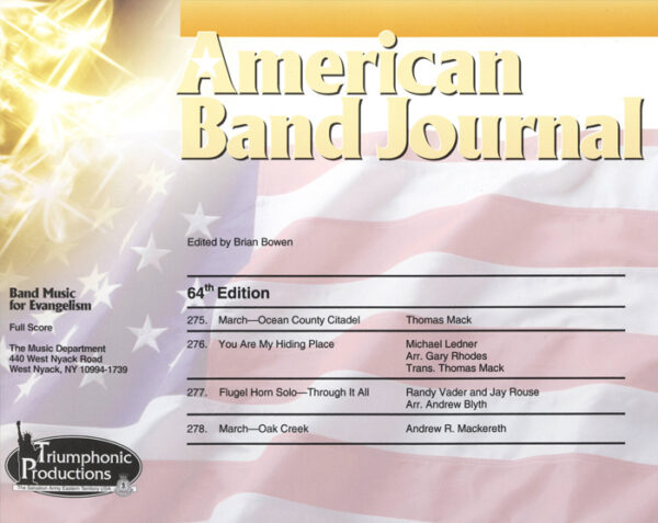 AMERICAN BAND JOURNAL  SET 64 (#275-278)