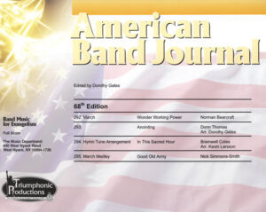 AMERICAN BAND JOURNAL SET 68 (#292-295)