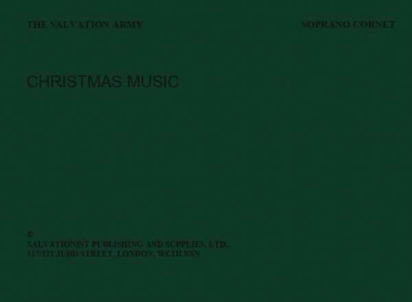 CHRISTMAS MUSIC – SOPRANO CORNET