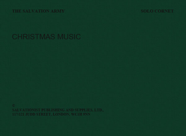 CHRISTMAS MUSIC – SOLO CORNET