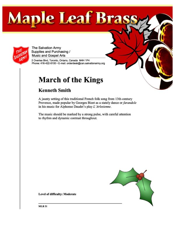 MLB #31 MARCH OF THE KINGS – PDF