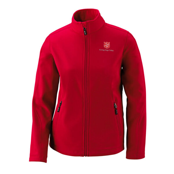 LADY’S RED BONDED FLEECE JACKETS