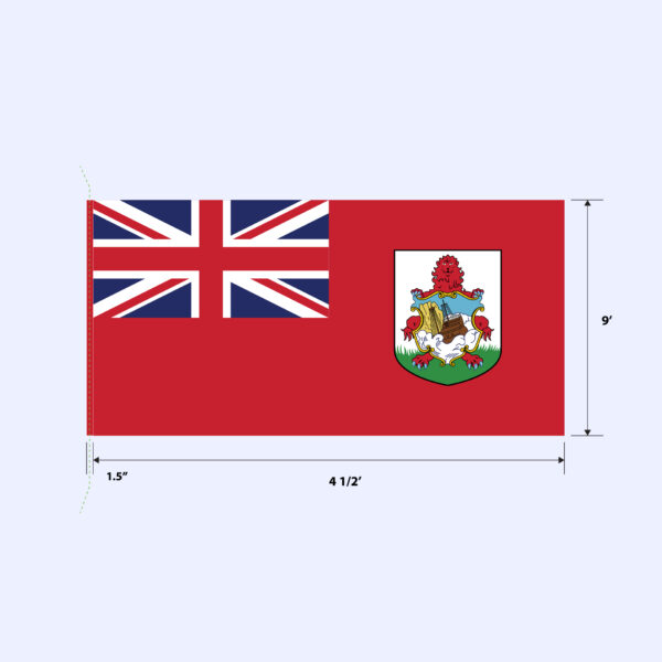 BERMUDA OUTDOOR FLAG 4.5′ x 9′