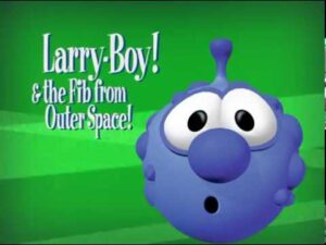 LARRY & THE FIB FROM MOUTER SPACE -DVD – VEGGIETALES