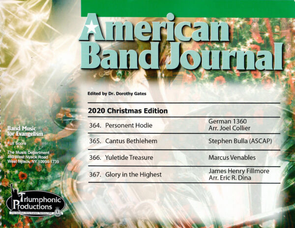 AMERICAN BAND JOURNAL SET 85 CHRISTMAS 2020 (#364-367)