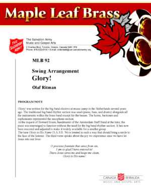 MLB #92 GLORY! (OLAF RITMAN)- PDF