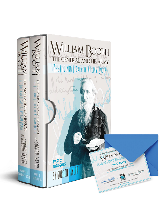 THE LIFE AND LEGACY OF WILLIAM BOOTH – 2 VOLUME GIFT SET W/ CERT.