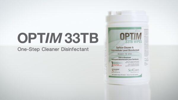 OPTIM 33TB WIPES – 160 PER CANISTER