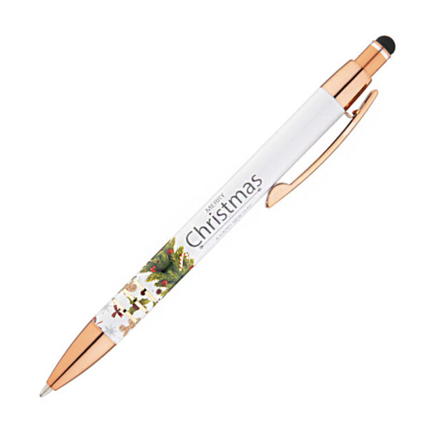 CHRISTMAS BALL PEN WITH GIFT WRAP