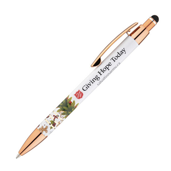 CHRISTMAS BALL PEN WITH GIFT WRAP