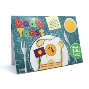 GOD AND TOAST TEAR-OFF PLACEMAT PAD
