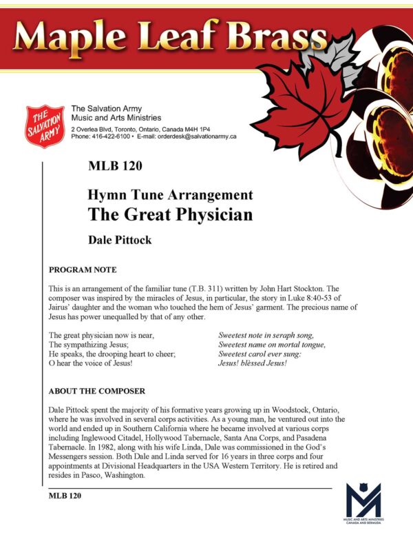 MLB #120 – THE GREAT PHYSICIAN (DALE PITTOCK) – PDF