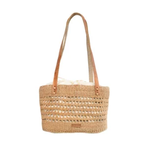 OPEN WEAVE SHOULDER BAG