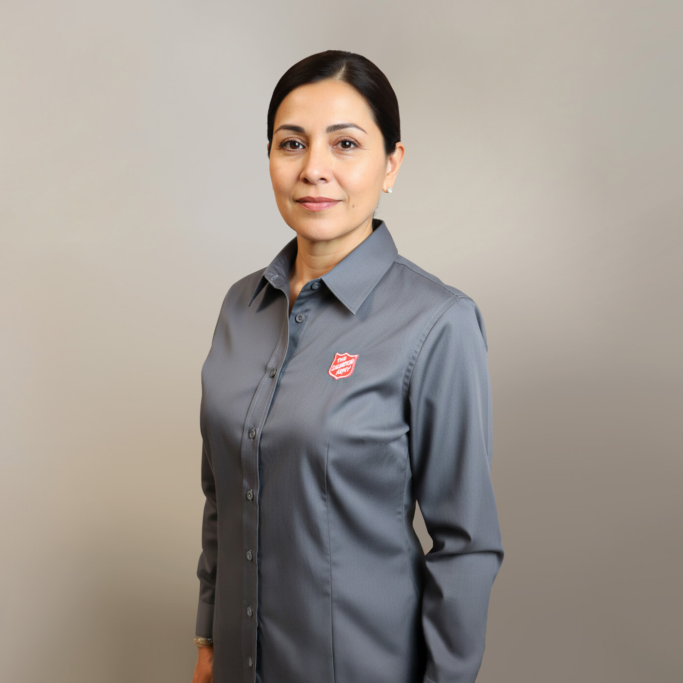 WOMEN'S TRIMARK TWILL LONG SLEEVE SHIRT